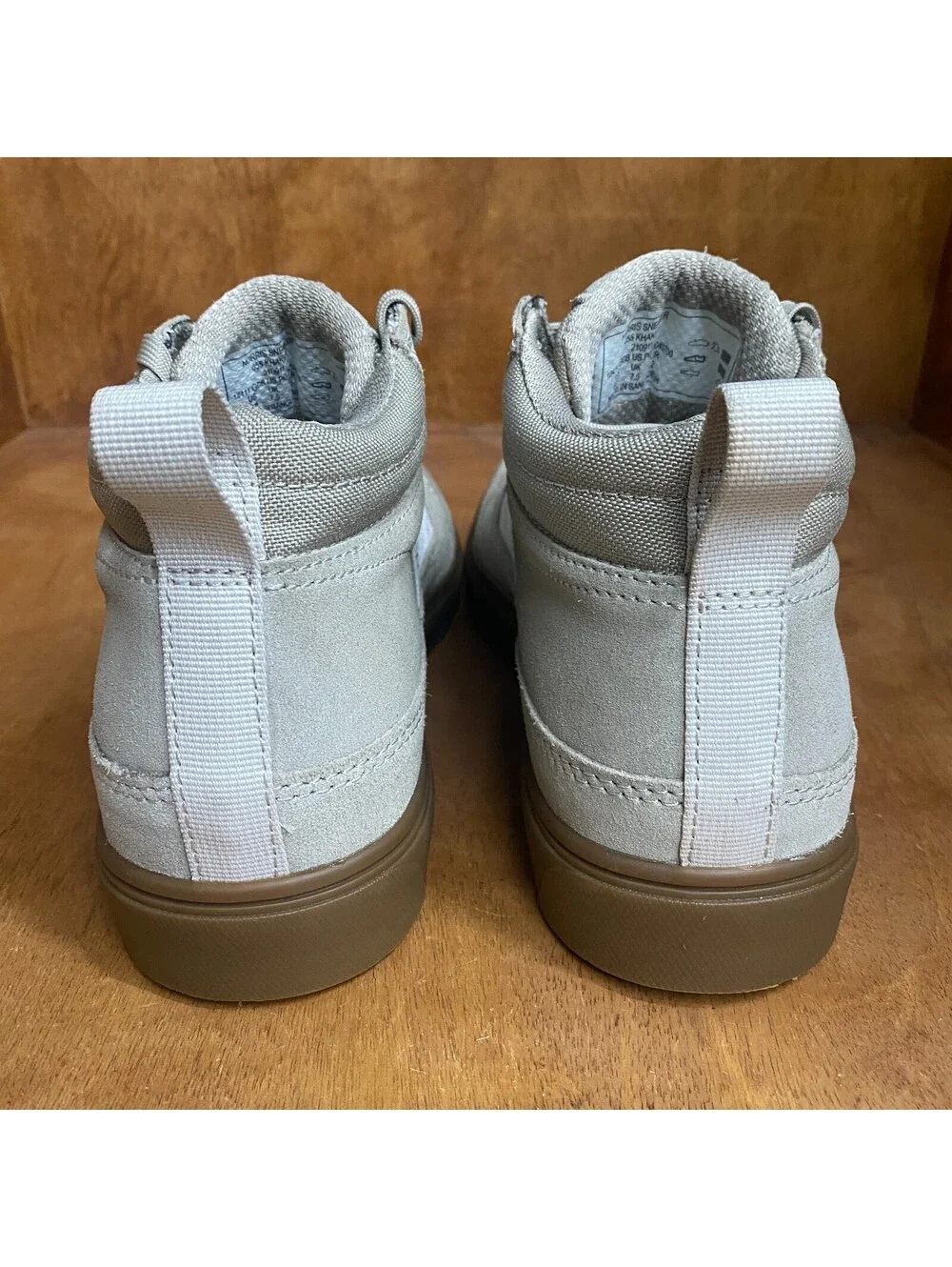 5.11 Tactical Norris Sneaker Shoes Men 8.5 Khaki Suede Puncture Resistant Vibram